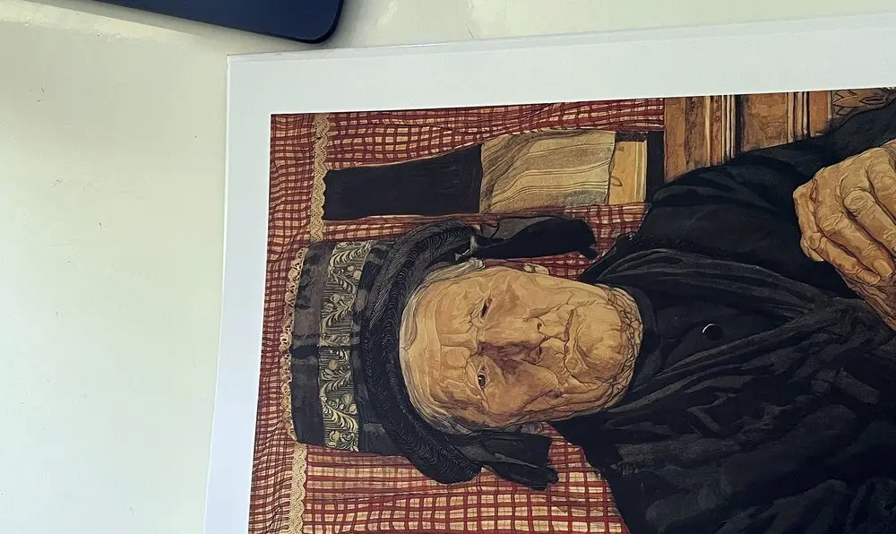 Raphy Dallèves, Vieille femme du Valais