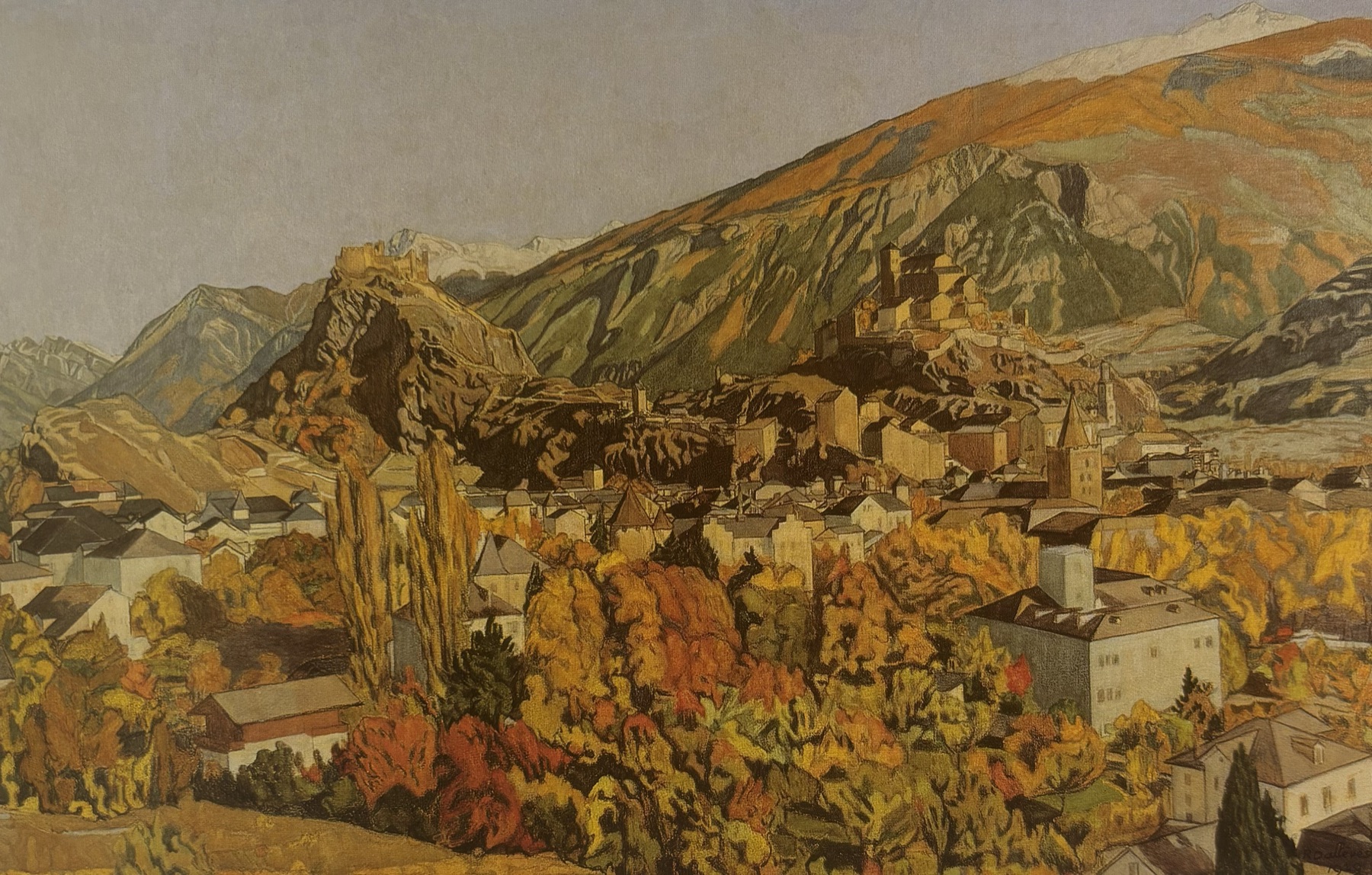 Raphy Dallèves, Sion in autumn
