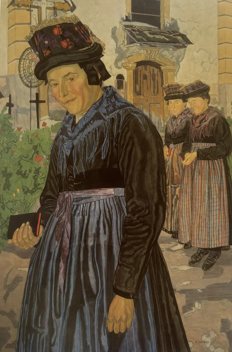 Raphy Dallèves, Femme en costume