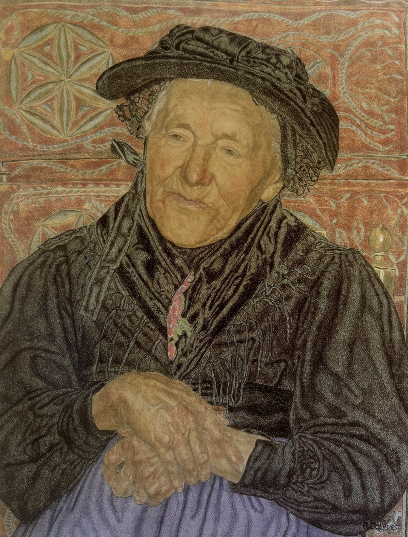 Raphy Dallèves, Portrait de vieil homme