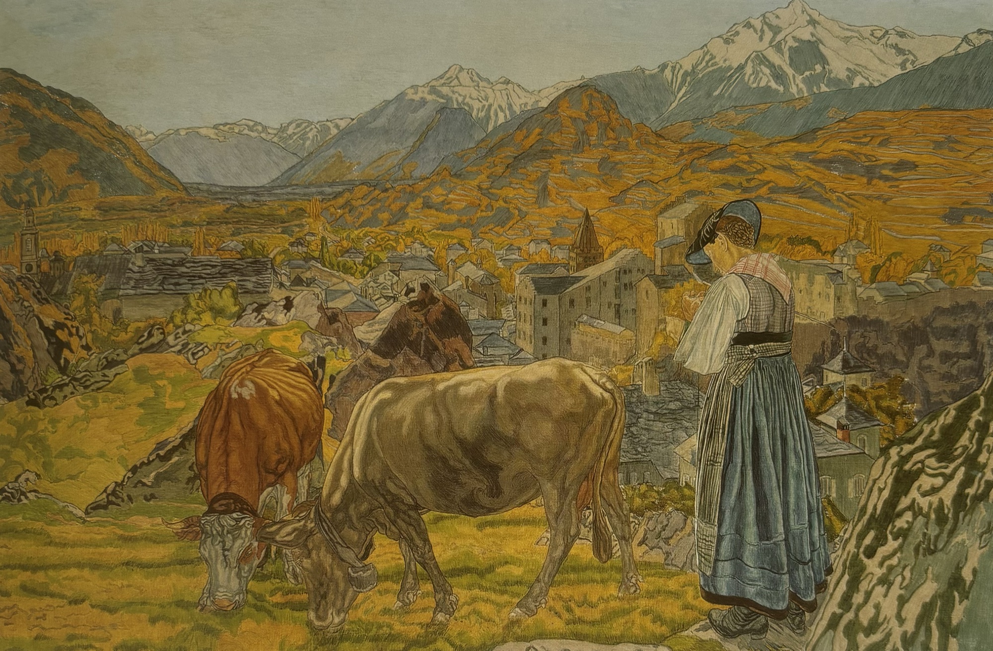 Raphy Dallèves, Scène d'alpage