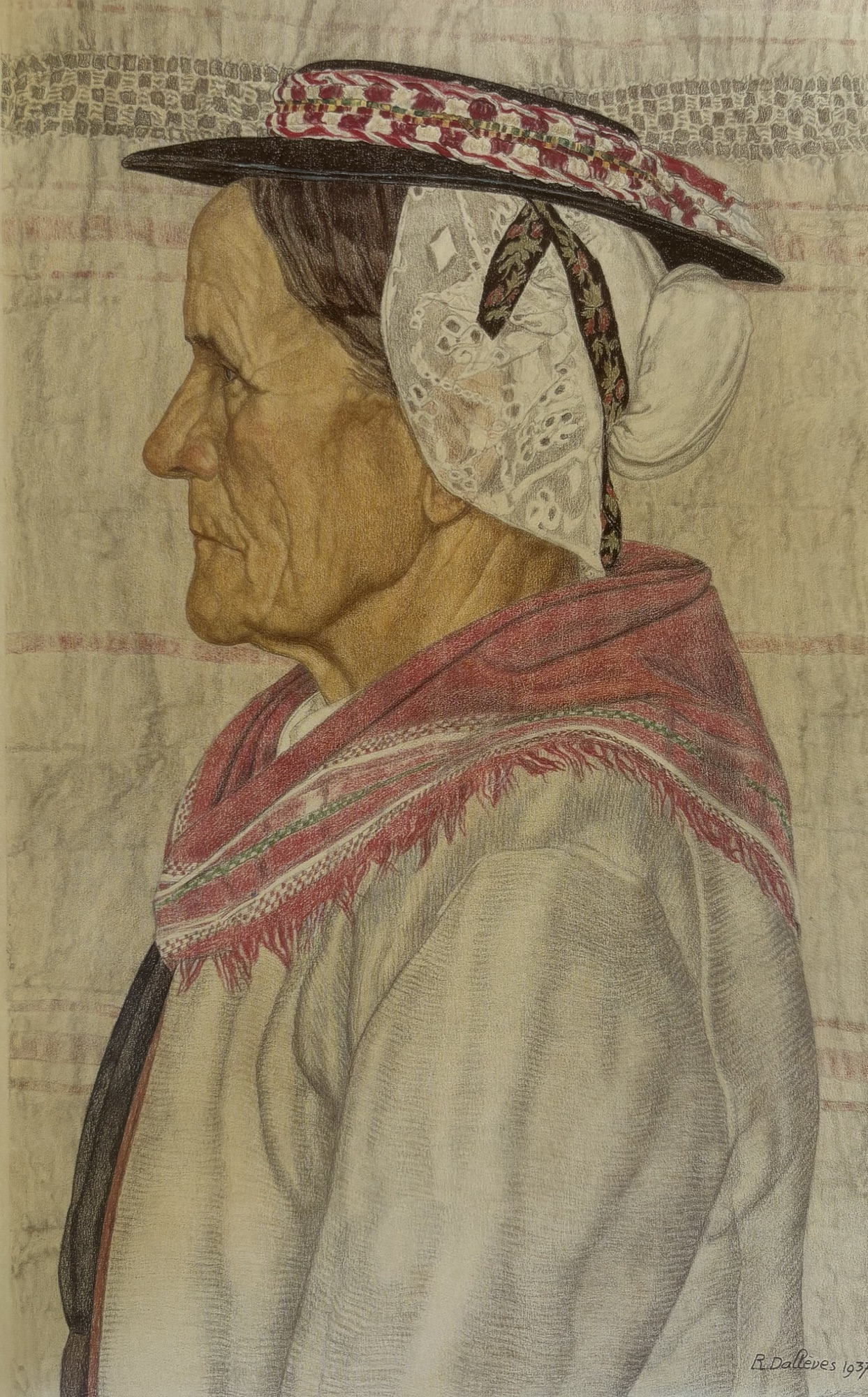 Raphy Dallèves, Évolénarde de profil