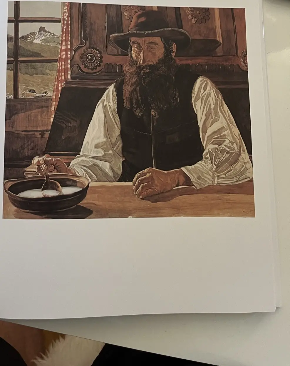 Raphy Dallèves, Homme à l'écuelle