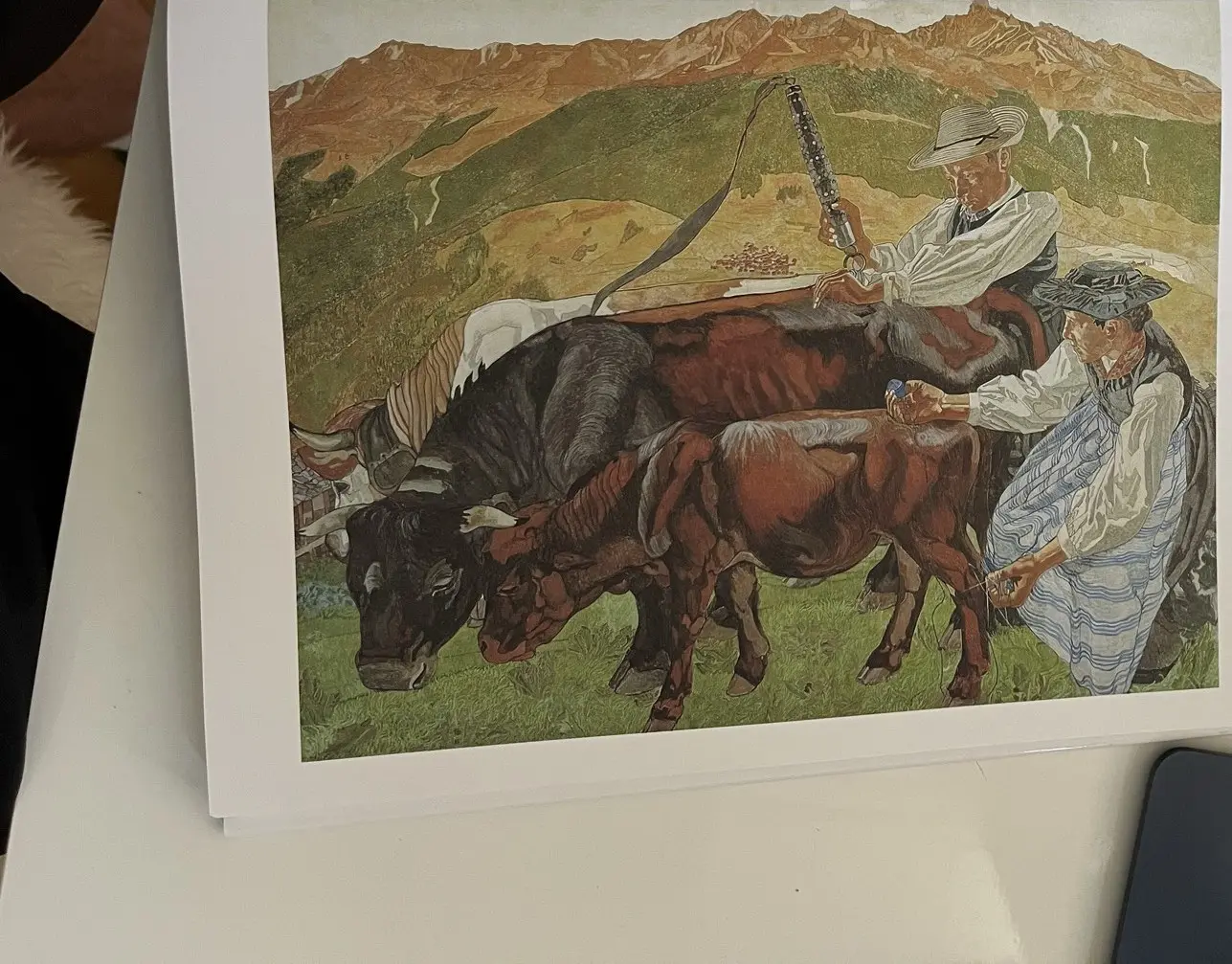 Raphy Dallèves, Sur l'alpage